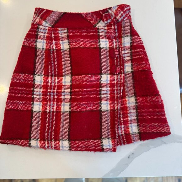 Liz Lisa Plaid Skirt with Buttons - Size 0 - Picture 1 of 6